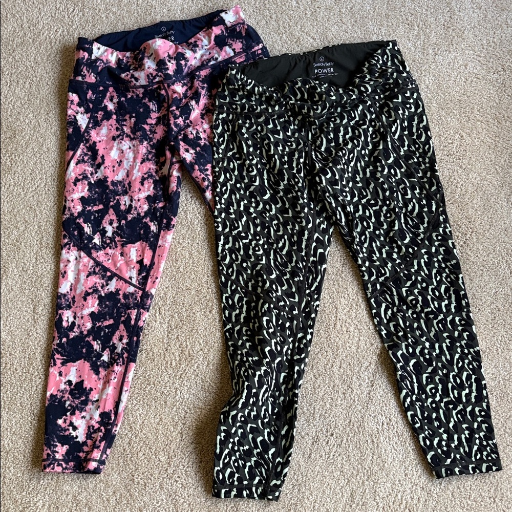 Sweaty Betty 3-pack. Two 7/8 length Leggings and one 6” Short - Picture 2 of 7